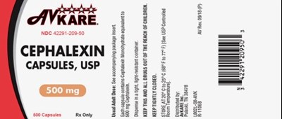 500mg Label (Label 4229120950 Cephalexin 2018 500mg)